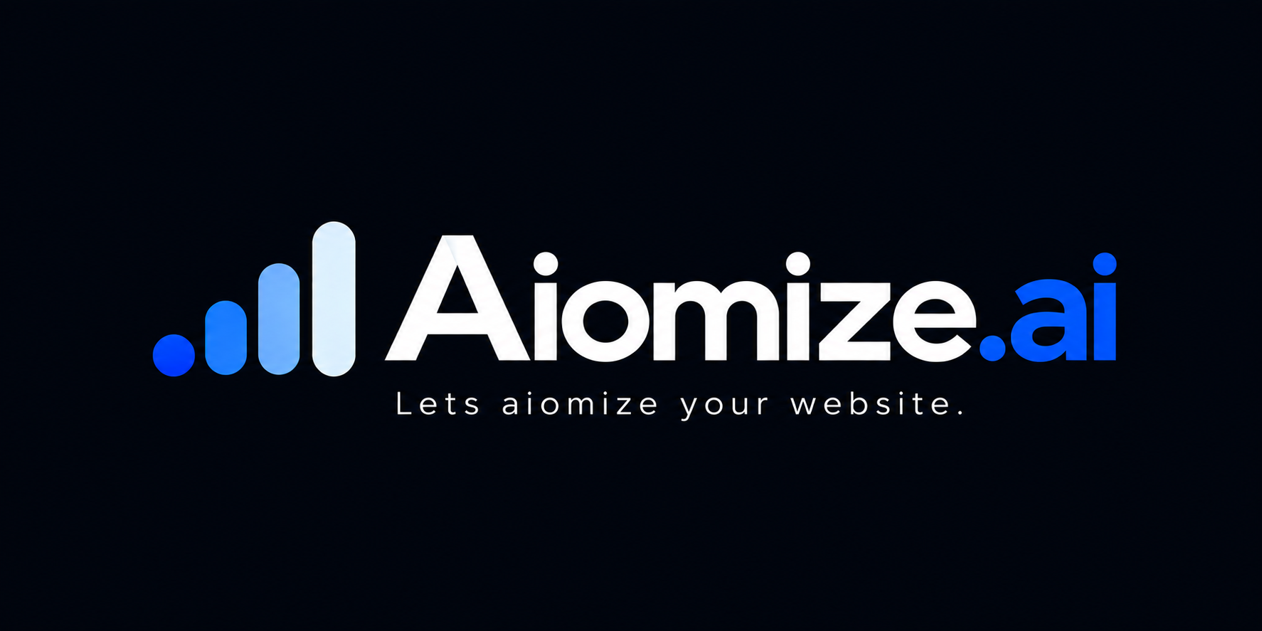 Aiomize. Let's aiomize your website.